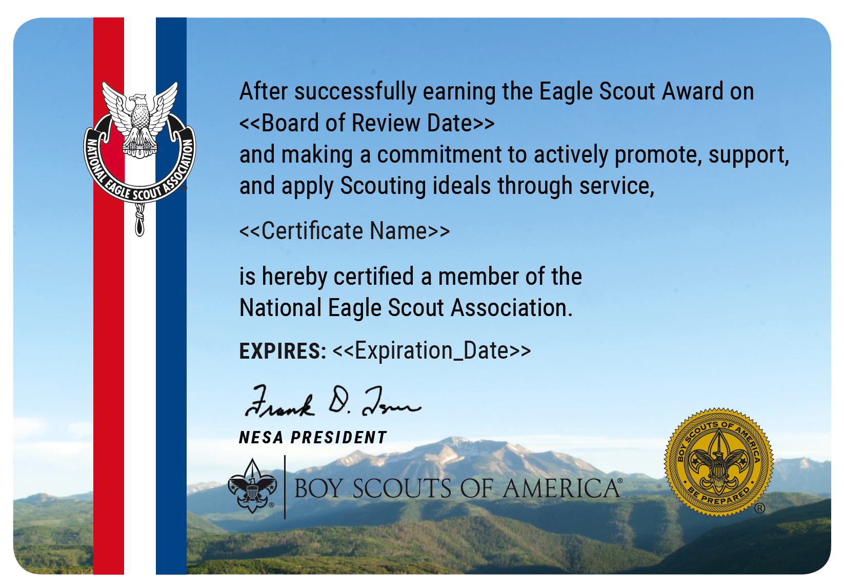 Resources The National Eagle Scout Association